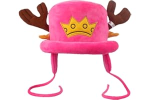 BJPERFMS Sombrero One Piece, Sombrero Chopper, Anime One Piece Sombrero, One Piece Chopper Sombrero, Chopper Cosplay Sombrero, Favores de Fiesta para Adultos Niños Fans