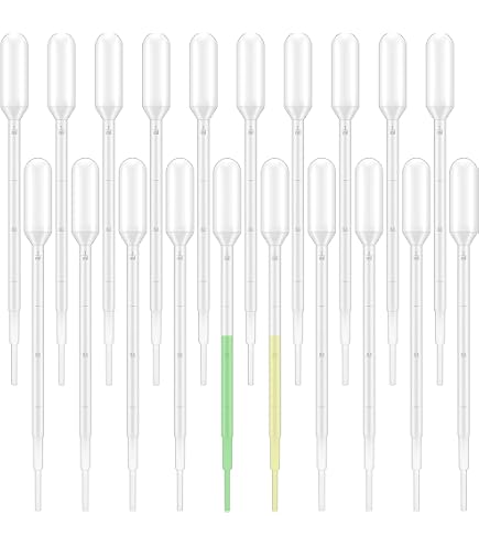 Valink 100 Stück Pipetten-Set – Abgestuft, Aus Polyethylen, Für Labore, E-Liquids & Mehr
