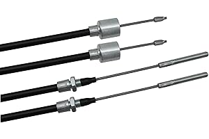 TRAILER PARTS4U p4U 2X Bremsseil f. BPW Hüllenlänge: 1230 mm Gesamtlänge: 1455 mm Anhänger Bowdenzug Seilzug 2005-7 Trailer Seil Trommelbremse 2005-7 2005 7 05.089.33.84.0 0508933840