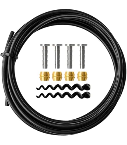 SHIMANO Scheibenbremsleitung 1000mm - Fahrrad Bremszug Für MTB & Rennrad