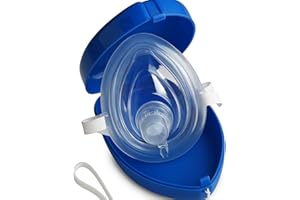 AVEEN CPR Mask with One-Way Valve for Emergency First Aid, Compact, Portable, and Essential for Emergency Response and Rescue"