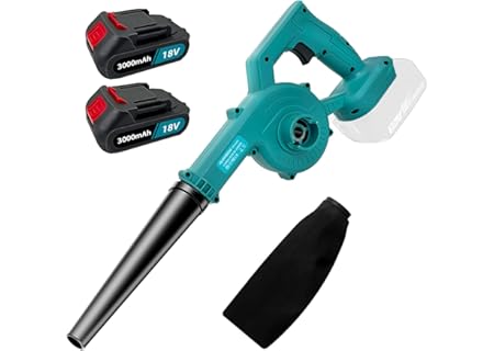 Batteridriven lövblåsare, 2-i-1 elektrisk lövsugare, för Makita 18 V-batteri, snöblås för borttagnin - Amazon Deal & Rabatt