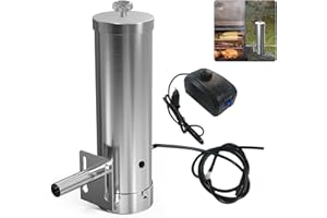JAOGAUS Kaltrauchgenerator aus Edelstahl, Rauchgenerator mit Pumpe, Raucherzeuger für Räucheröfen Smoker, Rauchgenerator zum Kalträuchern von Fisch, Fleisch, Käse