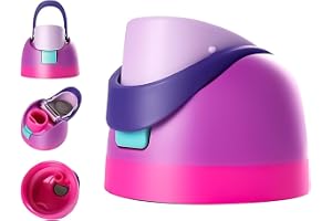 Replacement Lid for Owala Freesip Water Bottle, Compatible with Owala Lid and Cap, Premium Accessories for 16oz 24oz 32oz 40oz Bottles,Leak-Proof,BPA-Free (Pink Purple)