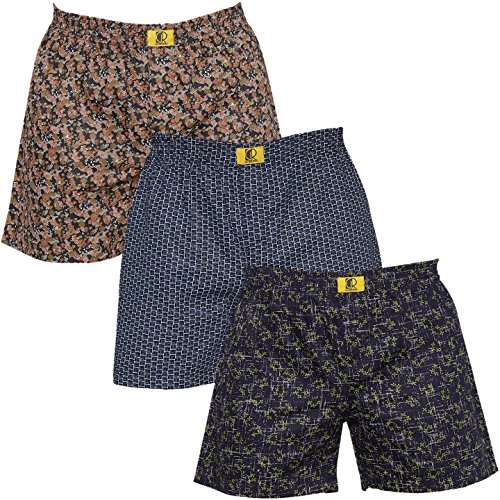 GlobalRang Mens Cotton Boxers (Pack Of 3) RS.699 (61.00% Off) - Amazon