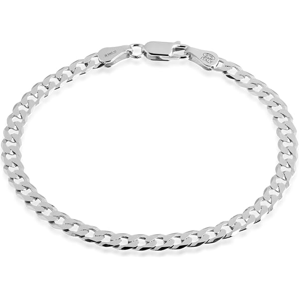 Bracelet Maille Byzantine En Argent 925 - Occasion, Couleur Argenté, Matière Pierre