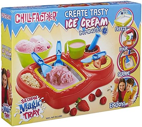 Create Delicious Ice Cream with Frozen Tray Ice Cream Maker Set for Kids/ Toys Game Play Kids Childrens Child Toddler Baby Cool Activity Educational Creative Fun Special Unique Devlopment Developmental Friends Boys Girls Present Latest Newest Learning Outdoor Indoor Room Home House Easy Coolest Hands Smart Motoric Classic Constructions Preschool Popular Large Little Small Big