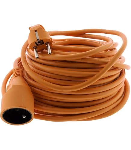 Tec Hit Garten-Verlängerungskabel 25 M – 3 X 1,5 Mm², 16 A / 3680 W, Mit Kindersicherung