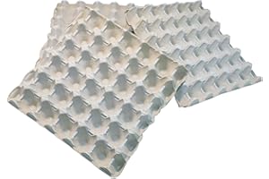 HOMECENTRE HOME CENTRE Egg Boxes Trays 10 Pieces Box Holds 30 Eggs Recyclable Biodegradable Cardboard Plain