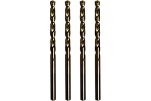 STROTON Punte metriche M42 8% cobalto per acciaio inossidabile e metallo duro (5 mm x 4 pezzi)