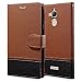 Ceego EcoGo Series Wallet Flip Cover for Coolpad Note 5 (Credit Card Slots/ Wallet) , Brown & Black RS.339.00