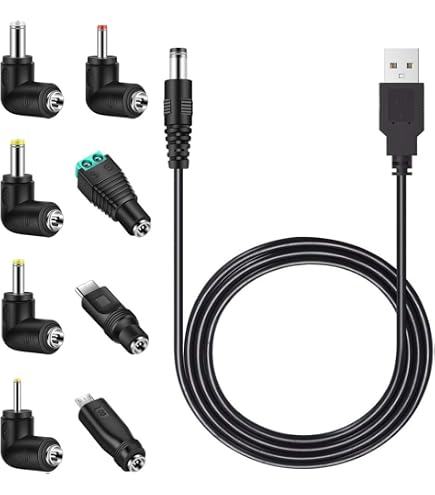 Conecto CC20072 Cavo Di Prolunga DC 5,5x2,5 Mm - 5 Metri, Per Alimentatori 12V, Nero - 3