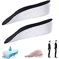 Brandone Insoles Height Increase, Orthopedic High Pads 1.0, The First Orthopedic Height Insoles, Adjustable Orthopedic Heel Lift Inserts, Arch Support Insoles for Arch Pain (2.5cm,Black)