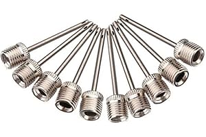 PREMIER ADAPTER PremierAdapter Inflating Pump Needle (Pack of 10) Adapter Needle Ball Football Rugby Volleyball Netball Valve and Cycling Adapter[TY99]