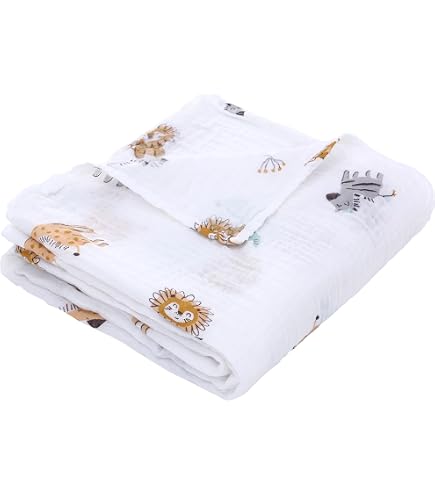 Tuto Pañal Manta Swaddle Muselina Bebé Algodón Bambu 70x70cm | Cuotas - 7