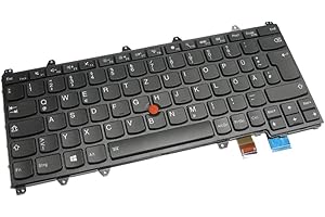 Trade-Shop Tastiera originale per PC portatile IBM Lenovo ThinkPad Yoga 260 (20FD, 20FE, 20GS, 20GT), 260S, 460, 370, X380, retroilluminata