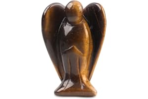 EnixwH Cristales Curativos, Cuarzo Ojo de Tigre Piedra Natural de Energía, Reiki Cristal de Cuarzo para Meditación, para Curación, Meditación, Equilibrio de Chakra o Ritual, Decoración de Mesa