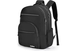 MOCOCITO Backpack for School School Bags Casual Daypacks for Girls and Boys Lightweight Backpack 15.6" Laptop Backpack large backpack college bag for Teenage Black Rucksack