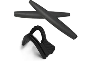 HKUCO Replacement Silicone Leg Nose Pads for Oakley M Frame Series Earsocks Rubber Kit