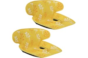 Babenest Car Seat Piddle Pad, Kids Car Seat Protector for Potty Training, Waterproof Carseat Liner for Toddlers, Baby and Infants,360 Dry Seat for Carseats Strollers (Ginger, 2 PCS)