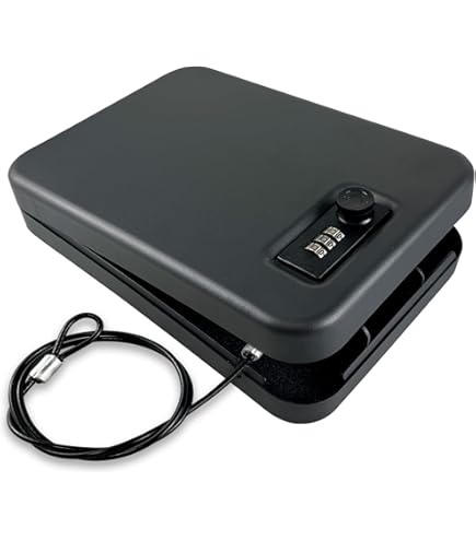 Alpen Outdoor Portable Safe Box, Security Lock Case With 4-Digit Code - View #6