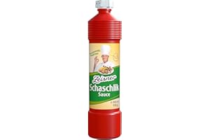 Zeisner Schaschlik-Sauce mit erlesenen Gewürzen fruchtiger Geschmack | aus Grasberg bei Bremen | vegan | natürlich ohne Konservierungsstoffe, große 800 ml Flasche