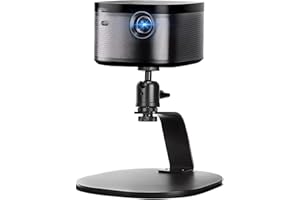 SRIKEKL Aluminum Desktop Projector Stand with Ballhead Angle Adjustment, Table Projector Stand Adjustable Tilt for Nebula, XGIMI, VANKYO, BenQ, PVO, TMY, AuKing and Most LCD/DLP Video Projectors