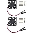 Easycargo Raspberry Pi 4 Ventilateur, 3.3V 5V DC 3007 Ventilateur Silencieux pour Raspberry Pi 4 B, 3 B +, Pi 3 Compatible av