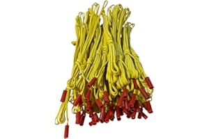 Accenditore d'artificio - 25 unità,150 cm di lunghezza, colore giallo - L'infiamatore più popolare nel campo dei fuochi d'artificio - Zenda Club®