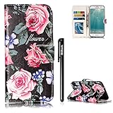 Image de BtDuck Kompatibel mit Handyhülle Samsung Galaxy S7 Edge Hülle Leder Schwarz Ultra Slim Dünn Weich