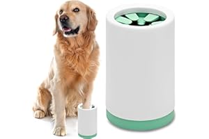 EHIOG Pulitore della Zampa del Cane,Pulitore portatile per zampe di cane,Pulitore Zampe per Animali Domestici per La Pulizia di Artigli Sporchi di Animali Domestici/Toelettatura