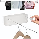 Lifelong Retractable Heavy Duty Clothesline 27.5 ft Total (13.8 Each) |40kg Capacity (20kg Each) Wall Mounted Laundry Dryer| 