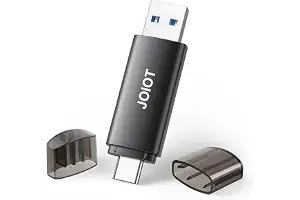 JOIOT 32GB Memoria USB 3.0 Pendrive 2 en 1 USB Tipo C y USB 3.0, Alta Velocidad Memoria USB 32 GB Compatible con PC/Ordenador/Teléfonos Inteligentes Pendrive OTG, Negro