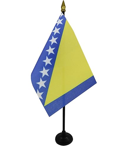 Bandiera Bosnia Ed Erzegovina 140x70 Con Tasca Per Asta