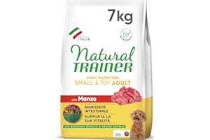 Natural Trainer - Cibo per Cani Small & Toy Manzo e Riso 7kg