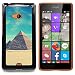 Produktbild Graphic4You Egypt Pyramids Postkarte Ansichtskarte Design Harte Dünn Hülle Tasche Schale Schutzhülle für Microsoft Lumia 540 Dual Sim