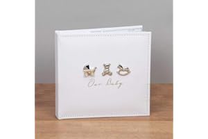 WIDDOP AND CO Widdop Our Baby CG1566 Beautiful Baby Photo Album Holds 50 6 x 4 Photos