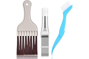 YUEJIESELECTED 3 Stücke Lamellenkamm Trockner,Kondensator Kamm Trockner Reinigungsbürste,Kondensatorkamm,Klimaanlage Lamellenreiniger Brushes,Klimaanlagenreiniger Zubehör,Reinigungsset,Cleaner Conditioner Drahtkamm