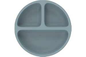 Silicone Plate for Babies and Children | Baby Crockery, Non-Slip, BPA-Free, Waterproof, Washable & Easy to Clean | Silicone Plate in 7 Colours for Boys/Girls