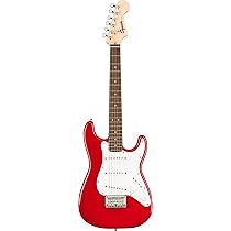 Fender Squier elektryczna mini gitara Stratocaster w kolorze