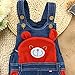 Happy Cherry Baby Boy Girl Bib Pants Dungarees Jeans Bear Overalls Jumpsuit Jean Body Quality Clothing Children Washed Breeches Blue Toddler 12-24 Months