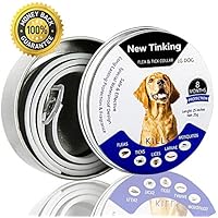 【Upgraded Zeckenhalsband】Zeckenhalsband für hunde, Zeckenhalsband Hunde, Passend für Kleine, Mittlere und Große Hunde & Katze, Verstellbare / Wasserdichte / Hypoallergen, Der Natürliche Zeckenschutz & Behandlung Wirkt 8 Monate, Alle Größen Katze und Hunde（Grau, 63cm）