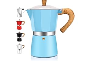 DITOSH 12 Tasse Aluminum Espresso Stovetop Moka Pot Express Coffee Maker Percolator Italian Classic Mocha Coffee Machine for Italian and Cuban Cafe Brewing for Home & Camping 600ml 20oz