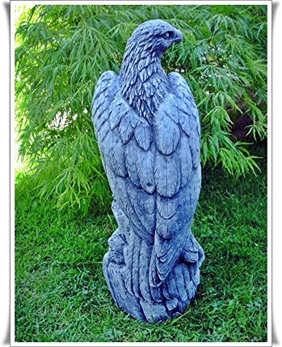 Steinfigur Seeadler Adler Falke Vogel Greifvogel Figur Massiv Raubvogel Gartenfigur - 4