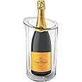 TenTen Labs Wine Chiller Bucket - Clear Champagne Cooler - Wine Bottle Chiller for Parties - Holds any 750ml Bottle - Perfect For Gifting