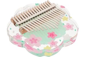 ibasenice 1 jeu d'instruments de musique Kalimba - Instrument de musique pour enfants - Piano manuel - Instrument de musique - Petit instrument de musique - En métal - Vert