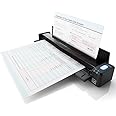 ScanSnap - iX100 (BLACK) Document/Photo/Business Card - Scanner -,12ppm/12ipm, USB/Mains Powered USB2.0, LED. Mobile/Portable Scanner, Scan A4, A5, A6, B5, B6, Wi-Fi or USB, 600 dpi, HIGH SPEED