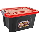 SUPER BAG 18 LT Red Color Storage Box with Lid - ASR-4042R