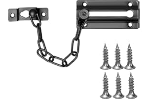 ARUICHENG Tür Sicherheitskett Edelstahl Türkette Sicherheitsschloss Mit 6 Schrauben Türkettenschloss Tür Latch Guard Kette Für Haus, Hotel, Innentüren Und Fenster