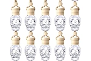 ‎PARFUMLISM Parfumlism 10 Stück 8ml hängender Auto-Lufterfrischer-Diffusor,leeres Glas ätherisches Diffusor-Öl Aromatherapie-Duft-Parfüm-Anhänger-Glasfläschchen für Home-Office-Geschenk